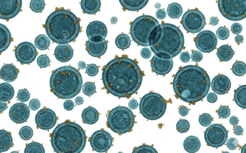 Cryo-electron microscopy of MSC-derived exosomes
